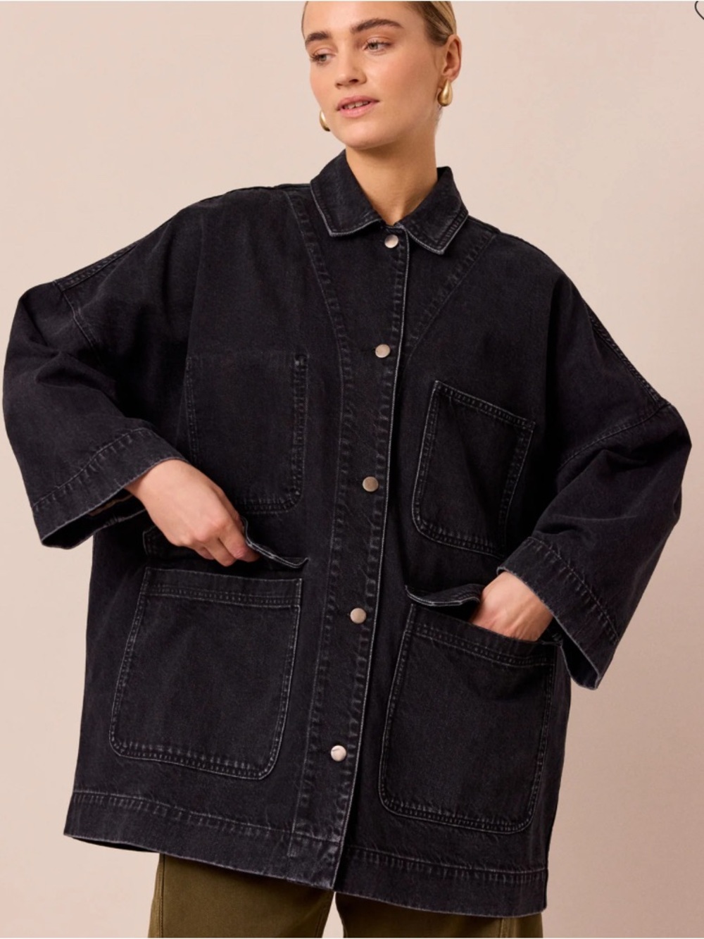Beyond Nine Bea jacket in washed black